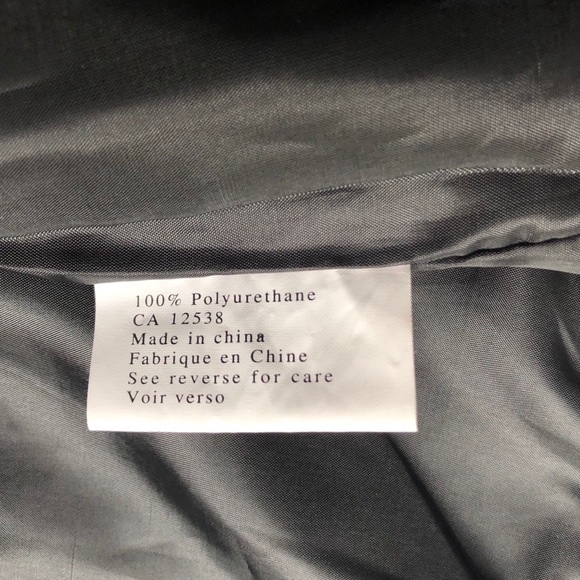 Vintage Crash Zone snakeskin PVC two-piece set - Picture 6 of 8